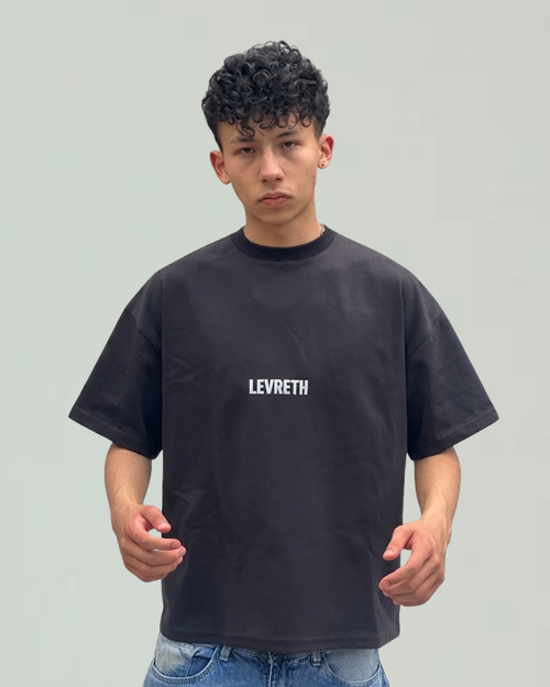 CAMISETA OVERSIZED - NEGRO