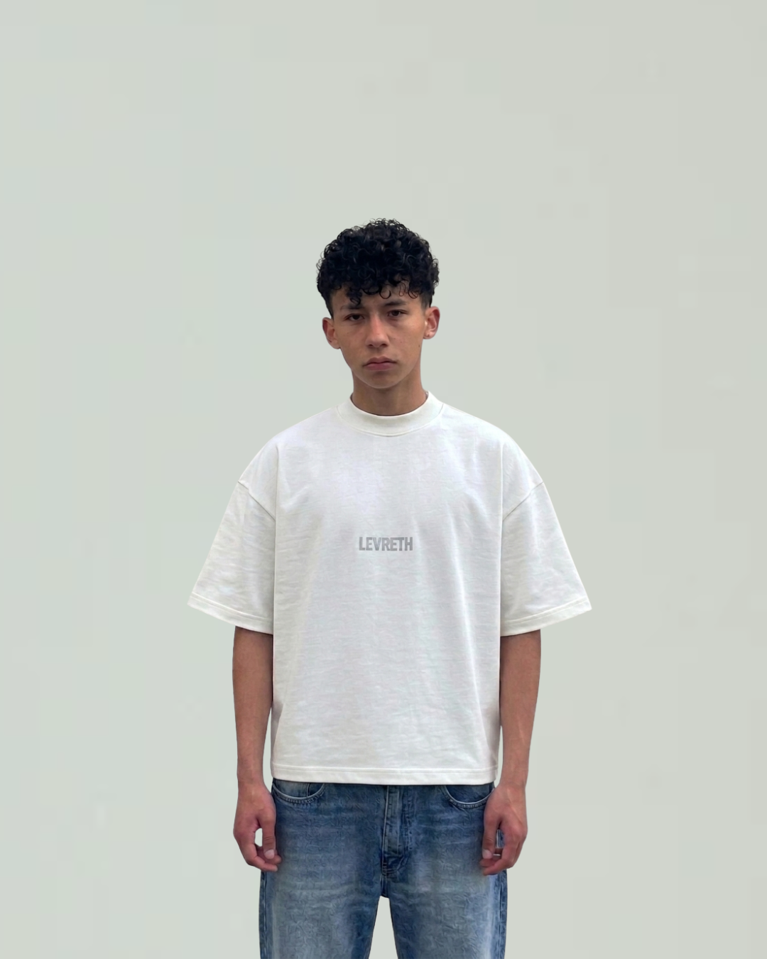 CAMISETA OVERSIZED - MARFIL