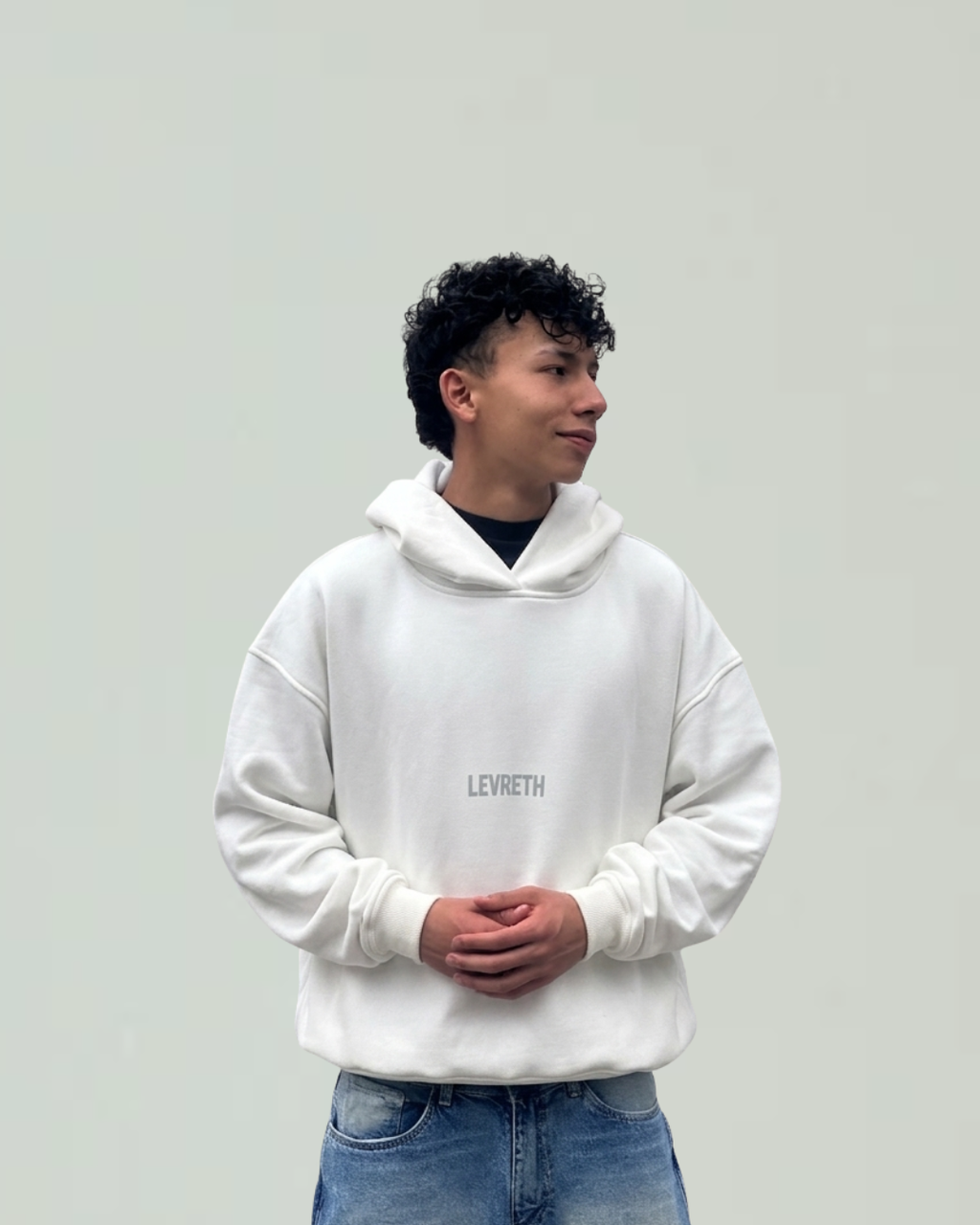Hoodie Marfil Basic