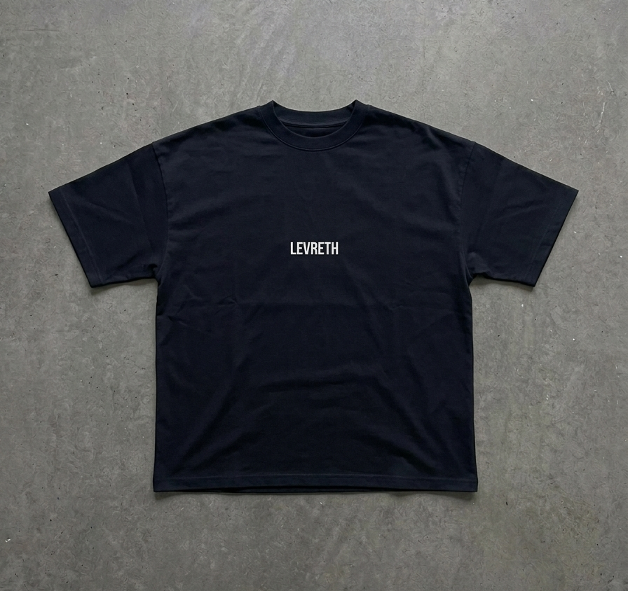CAMISETA OVERSIZED - NEGRO